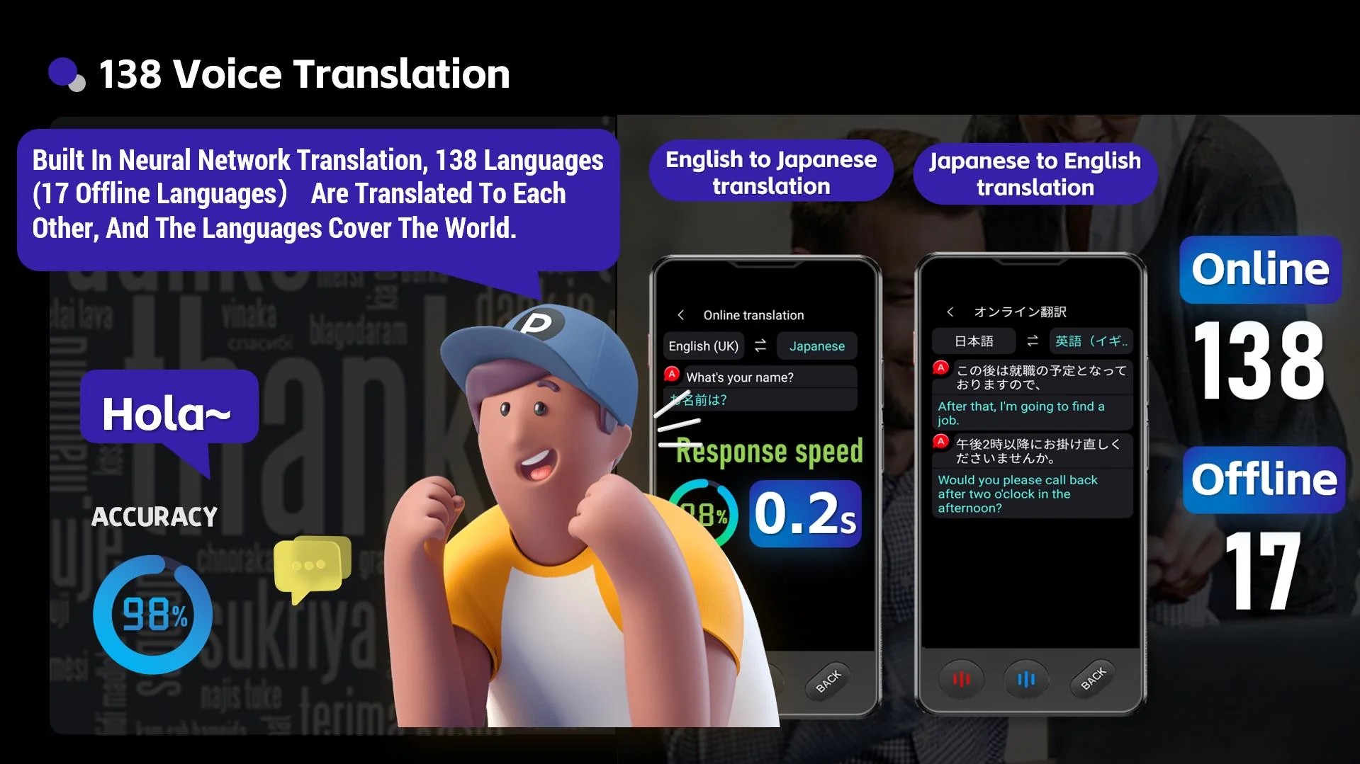 voice translation online offline language translator langie s2 s3